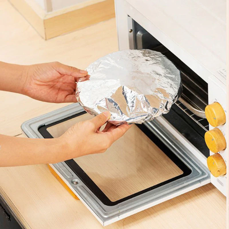 💥💥home dining table food container aluminum foil heat-retaining cover