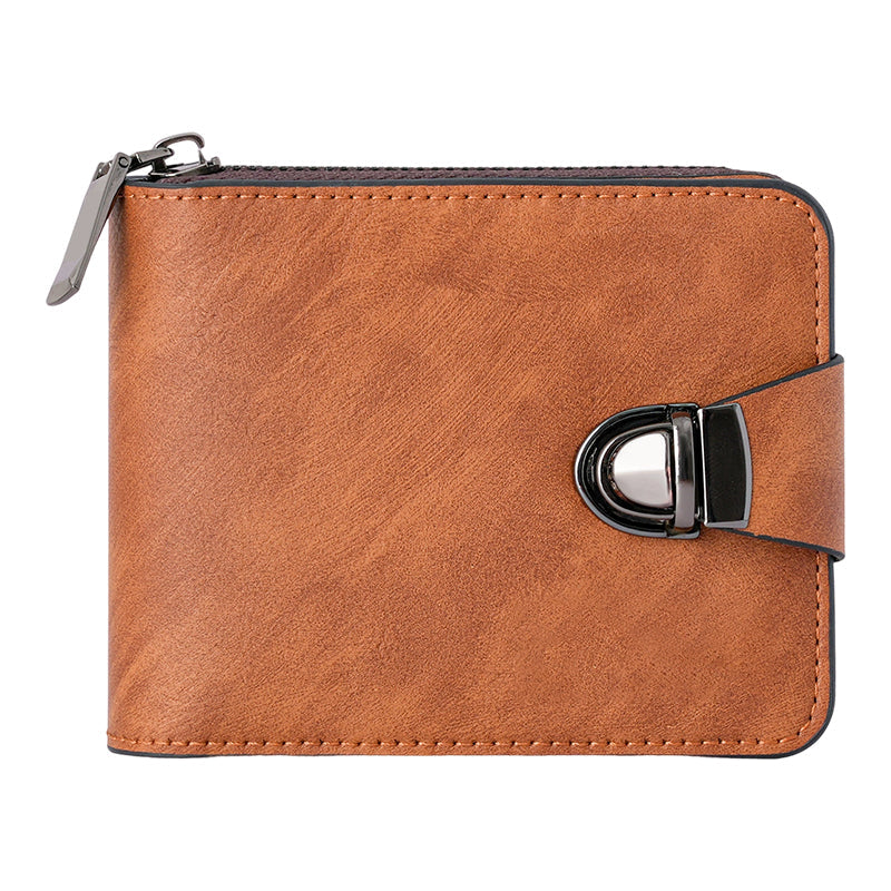 📢60% OFF NOW!!!🔥Men's compact vintage-style zip-around wallet
