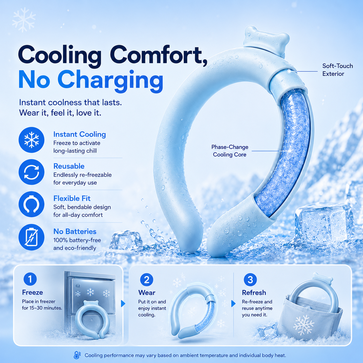 Reusable Cooling Neck Ring