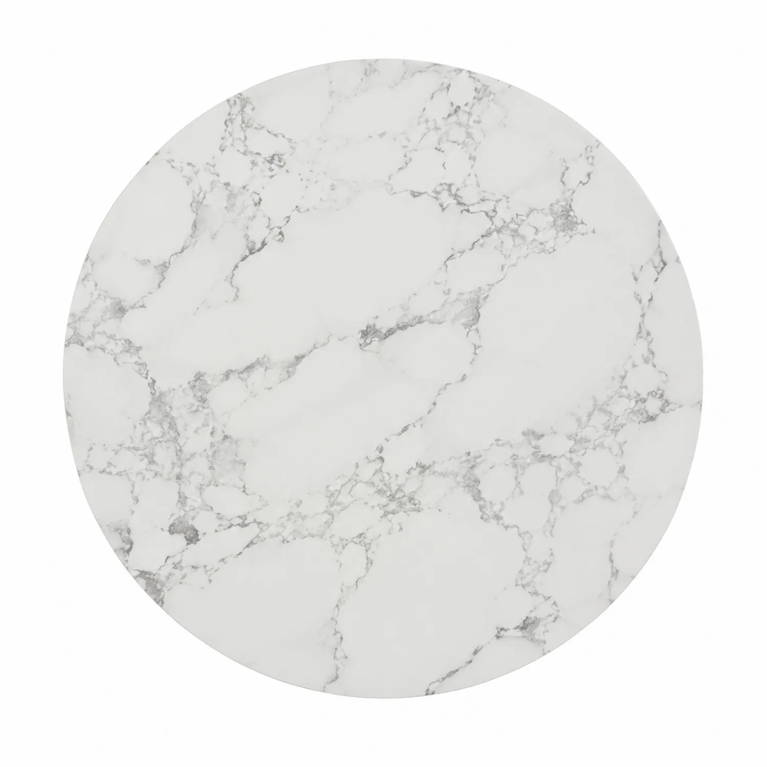 Sottobicchiere Rotondo in Marmo Bianco Ø34 cm-Pexvexia