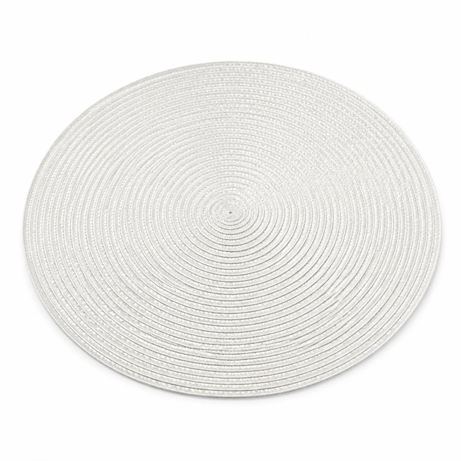 Sottopiatto Rotondo Decorativo 35 cm Argento-Pexvexia