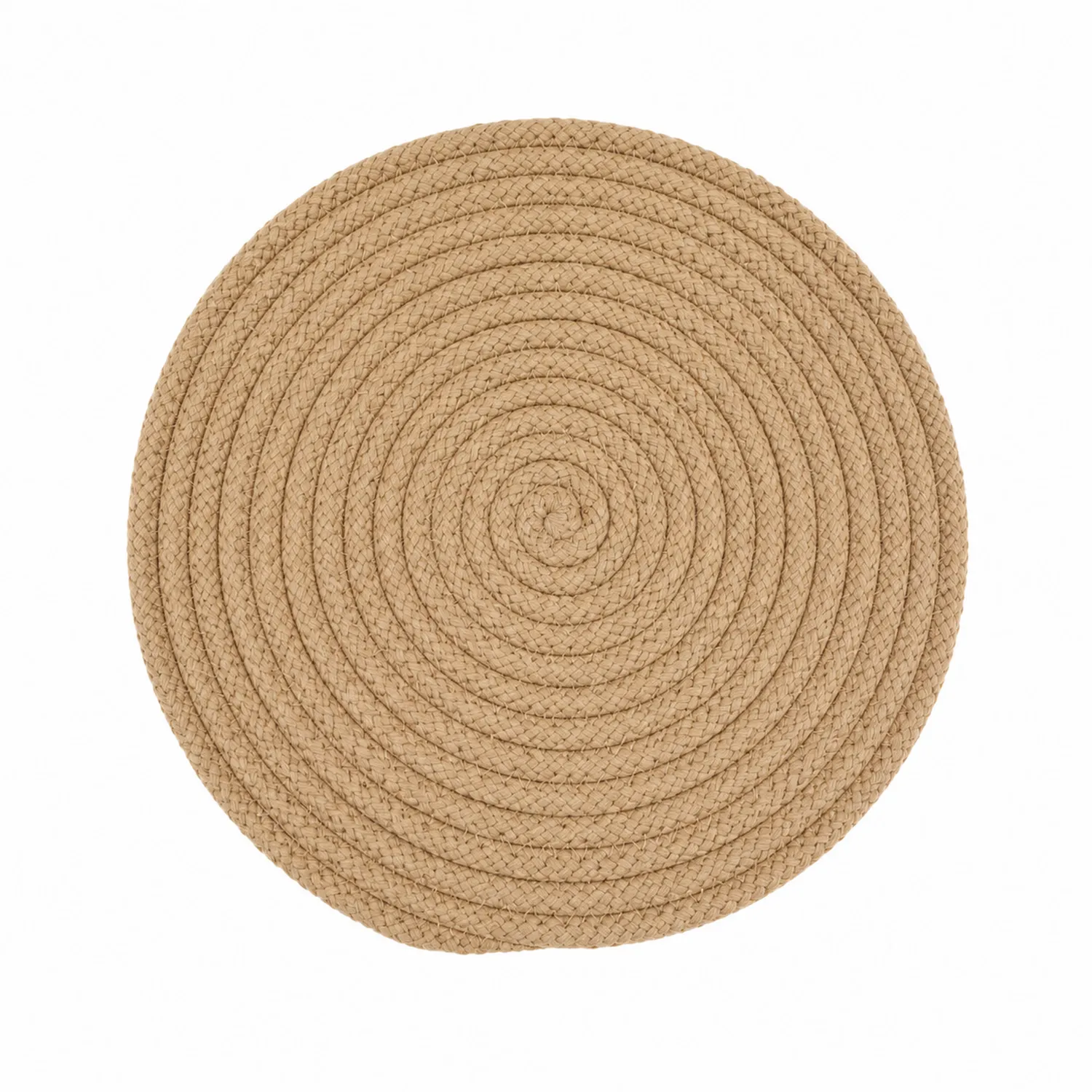 Sottopiatto rotondo intrecciato color naturale Ø30cm-Pexvexia