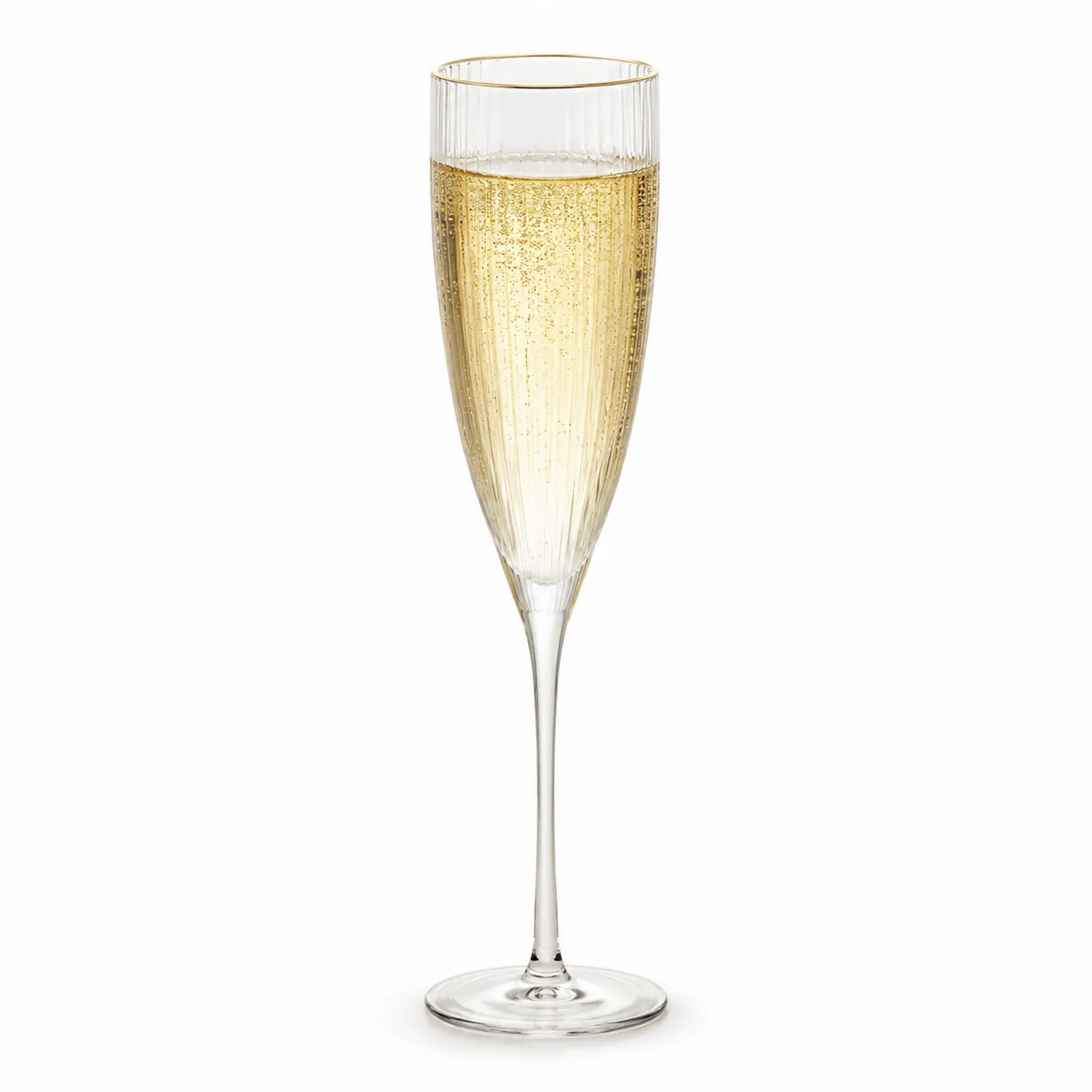 Calice da Champagne Flute Elegante Trasparente 150 ml-Pexvexia