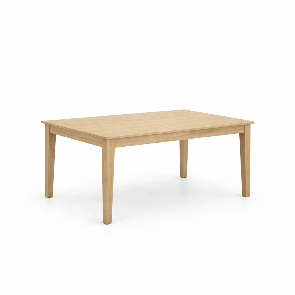 Table à manger en chêne massif 150x90x75 cm-MOBILIALUX