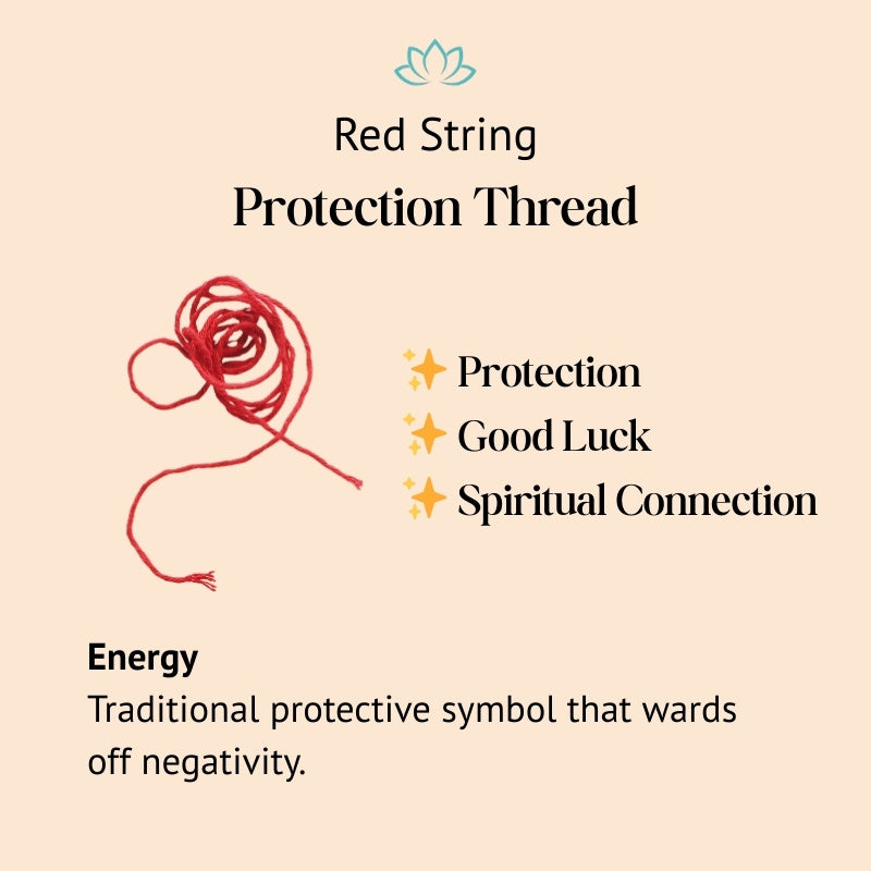 Buddha & Karma Tibetan Red String Bracelet - Buddhist Lucky Charm