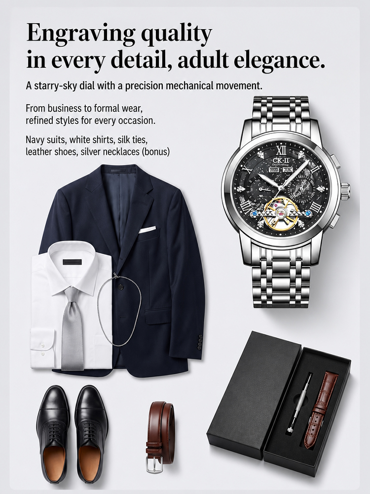 Limited Beverly Hills Luxury Watch Clearance | Swiss Handmade Tourbillon Luminous Watch