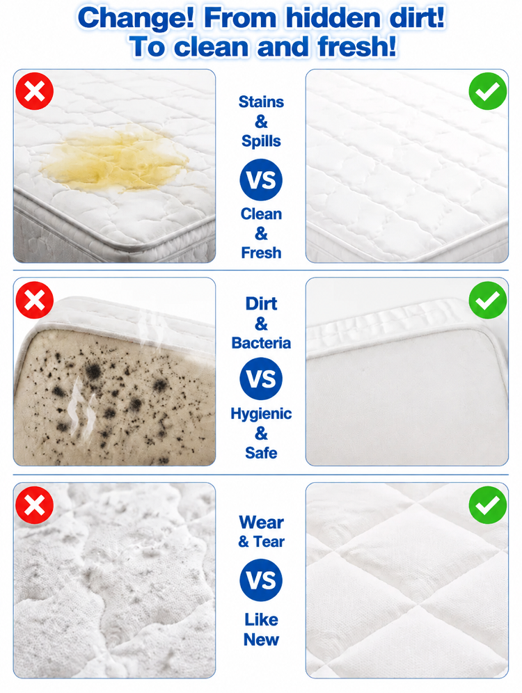  [🛌 3 SECONDS ERASE ALL MATTRESS STAINS! 🧼]No-Rinse Mattress Cleaning Spray