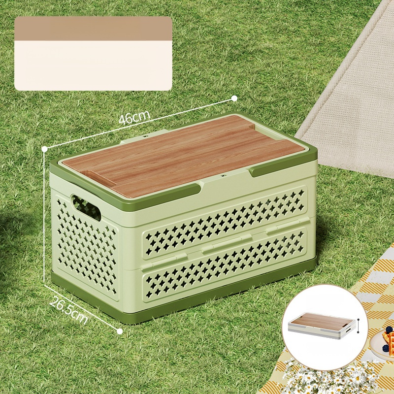Multifunctional Outdoor Foldable Storage Basket Large Capacity Tote Picnic Box