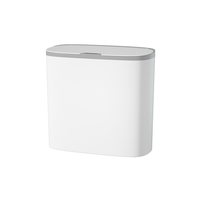 Wall-mounted smart sensor trash can