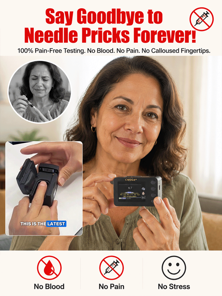 Non-invasive blood oxygen and blood glucose monitoring device