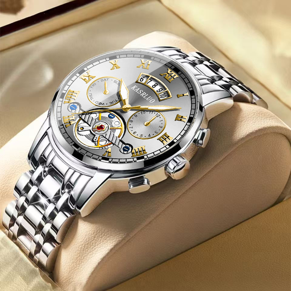 Limited Beverly Hills Luxury Watch Clearance | Swiss Handmade Tourbillon Luminous Watch