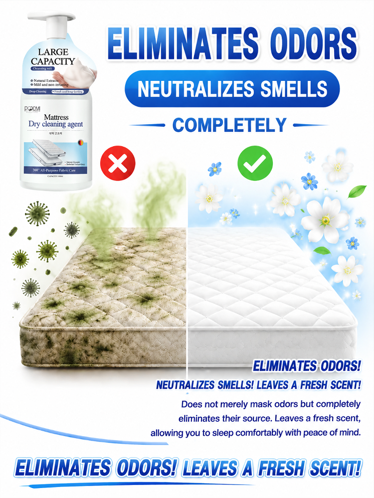  [🛌 3 SECONDS ERASE ALL MATTRESS STAINS! 🧼]No-Rinse Mattress Cleaning Spray