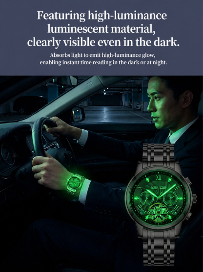 Limited Beverly Hills Luxury Watch Clearance | Swiss Handmade Tourbillon Luminous Watch