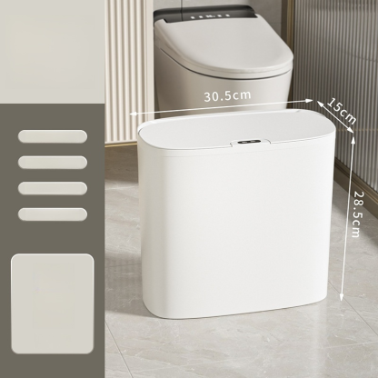 Wall-mounted smart sensor trash can