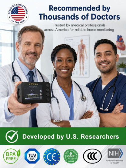 Non-invasive blood oxygen and blood glucose monitoring device