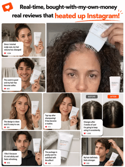 💆‍♀️ Korean Girls’ Hair Glow Secret — Healthy Scalp Care