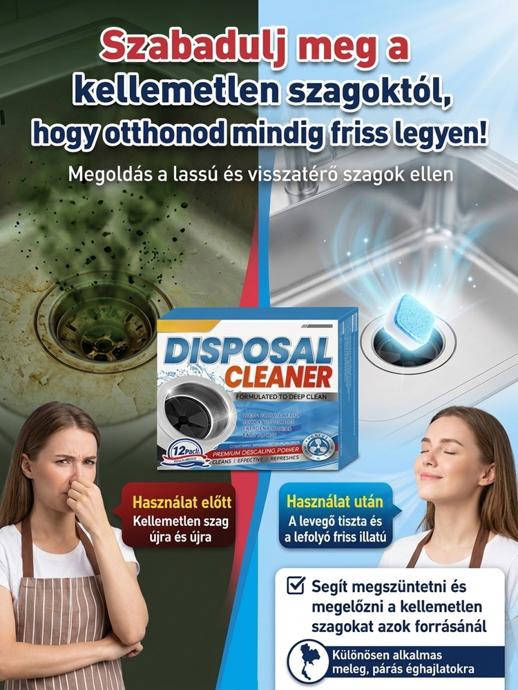 【-50% Akció】Prémium Csőtisztító Tabletta (Német Technológia) – Azonnali Duguláselhárítás és Biztonságos Mélytisztítás