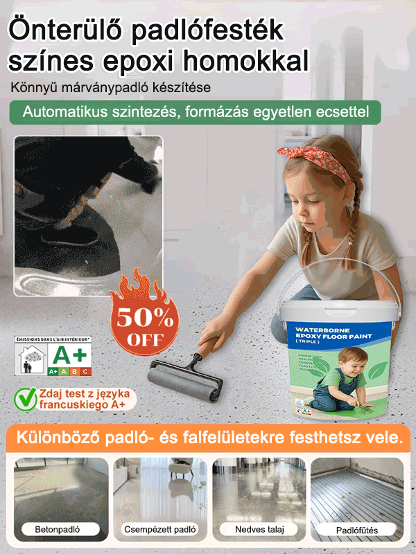 Felejtse el a drága csempézést! Folyékony márvány hatású epoxi homok festék