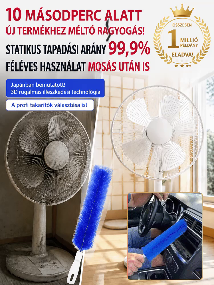 ⚡️Többfunkciós tisztítókefe: 50% KEDVEZMÉNY + Utánvét – 10 másodperces villámgyors takarítás