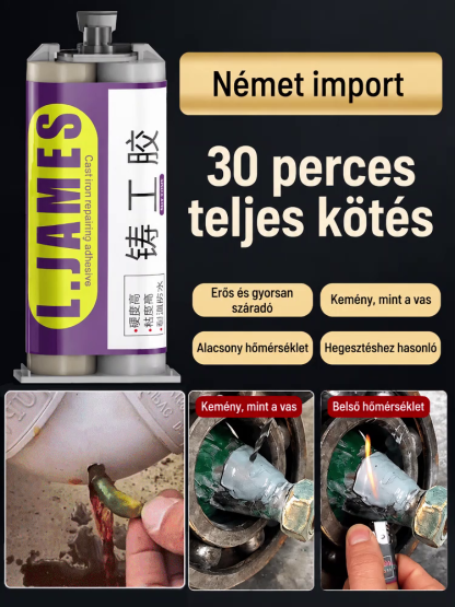 Ipari Erősségű Fémragasztó – Hegesztés Helyett, Gyors Kötéssel 