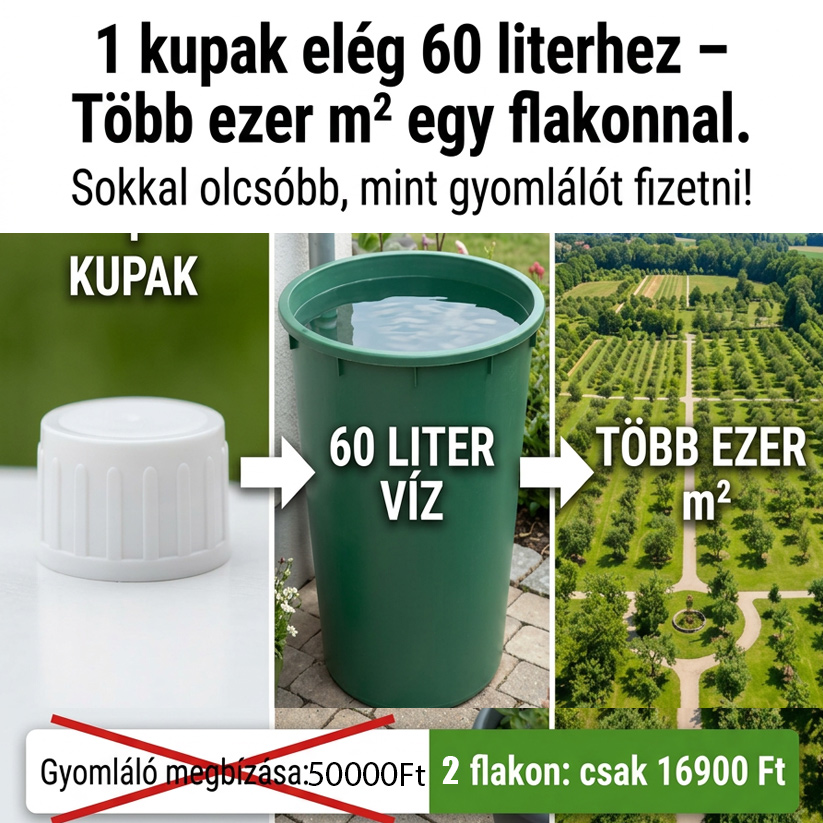 Hatékony Kerti Gyomirtó Koncentrátum - 14 Napos Kockázatmentes Próba
