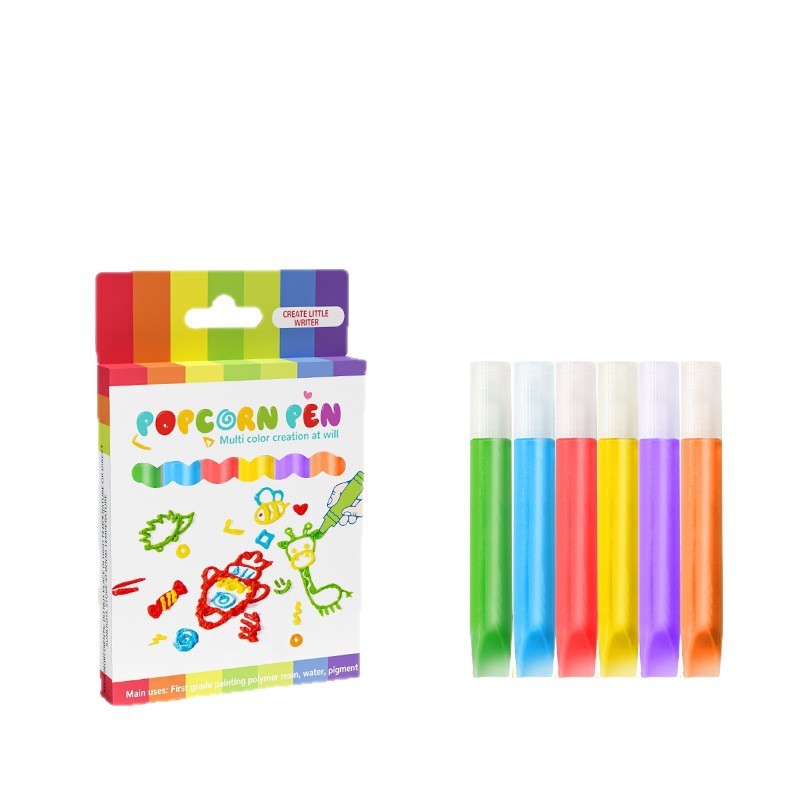 【A síkfestés térbeli művészetté alakul】🎨 "Popcorn" 3D Térbeli Rajztoll - Fejlesztő játék gyerekeknek (-50%)