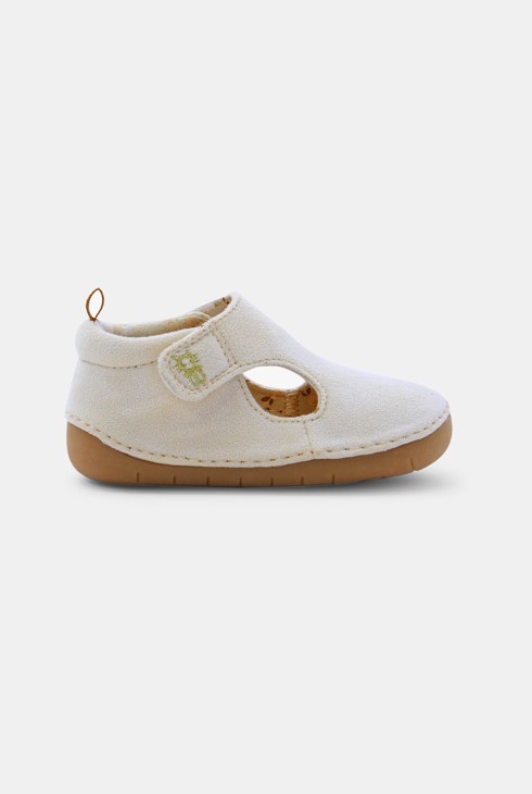 Chaussons parc beiges bébé fille 1