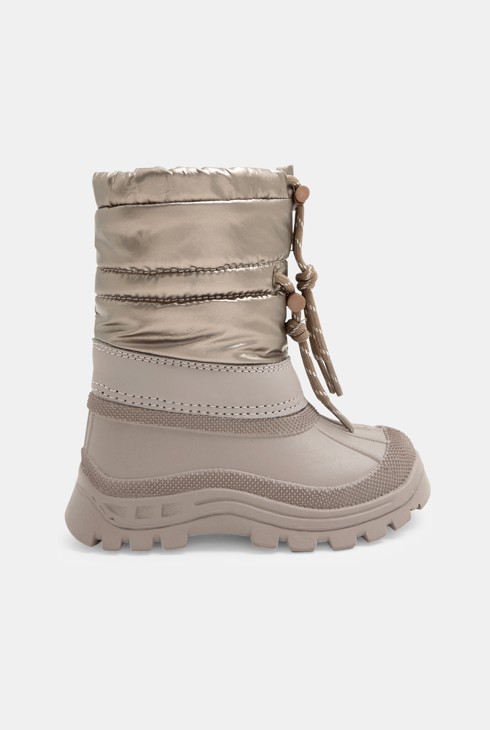 Boots de neige fourrées noir bébé fille 1