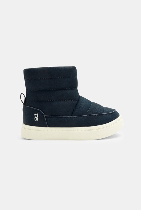 Boots matelassées fourrées bleu bébé fille 1