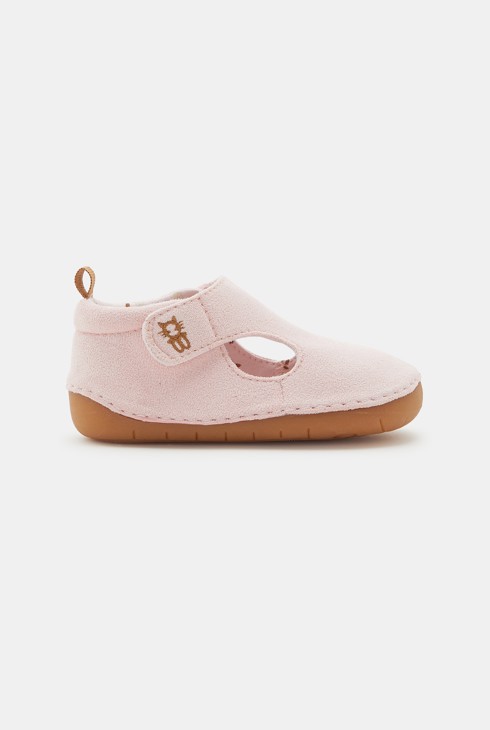 Chaussons parc roses bébé fille 1