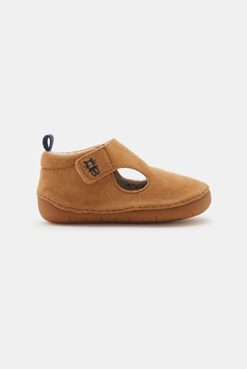 Chaussons parc beige bébé garçon 1