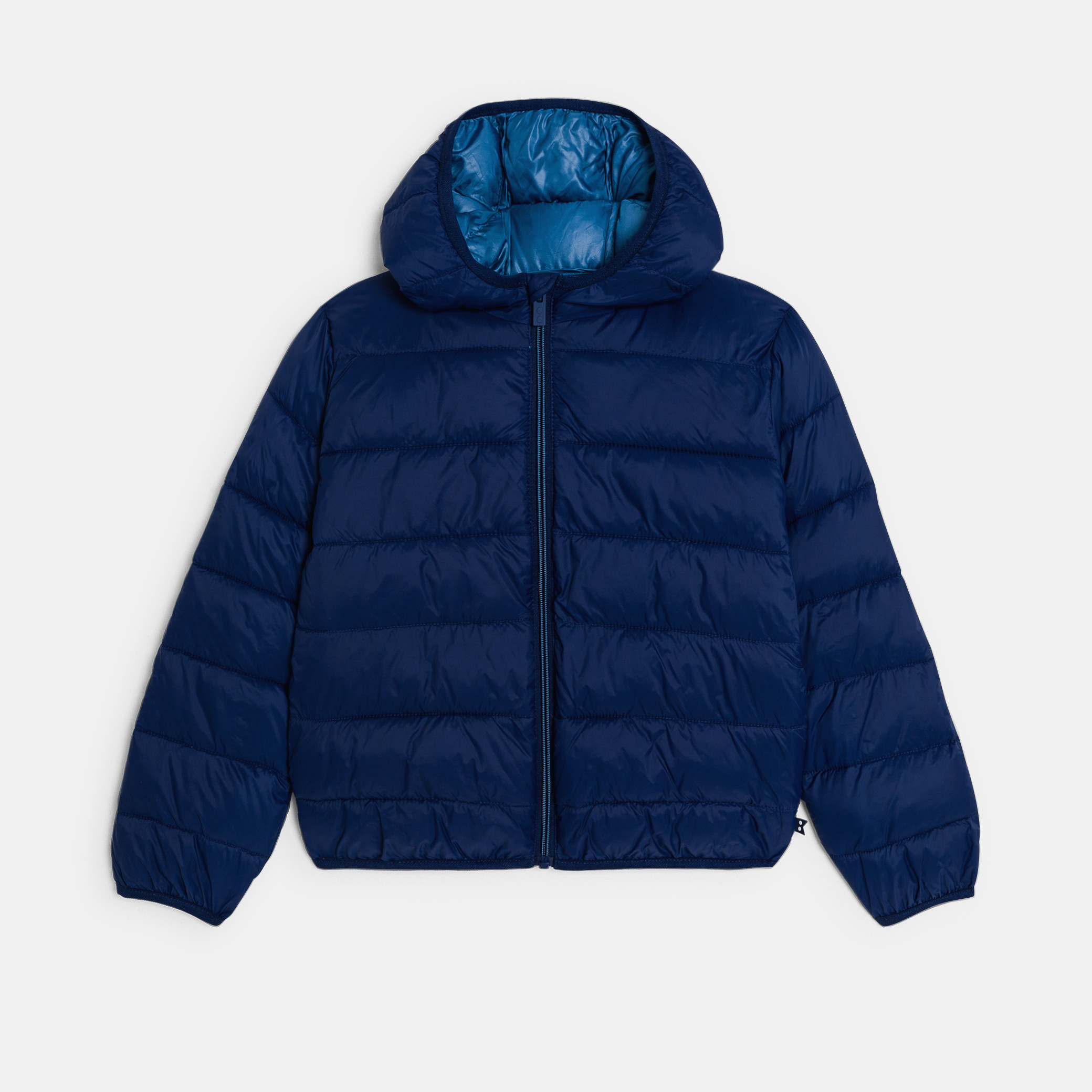 Doudoune garçon bleu - Bleu Moyen Fonce