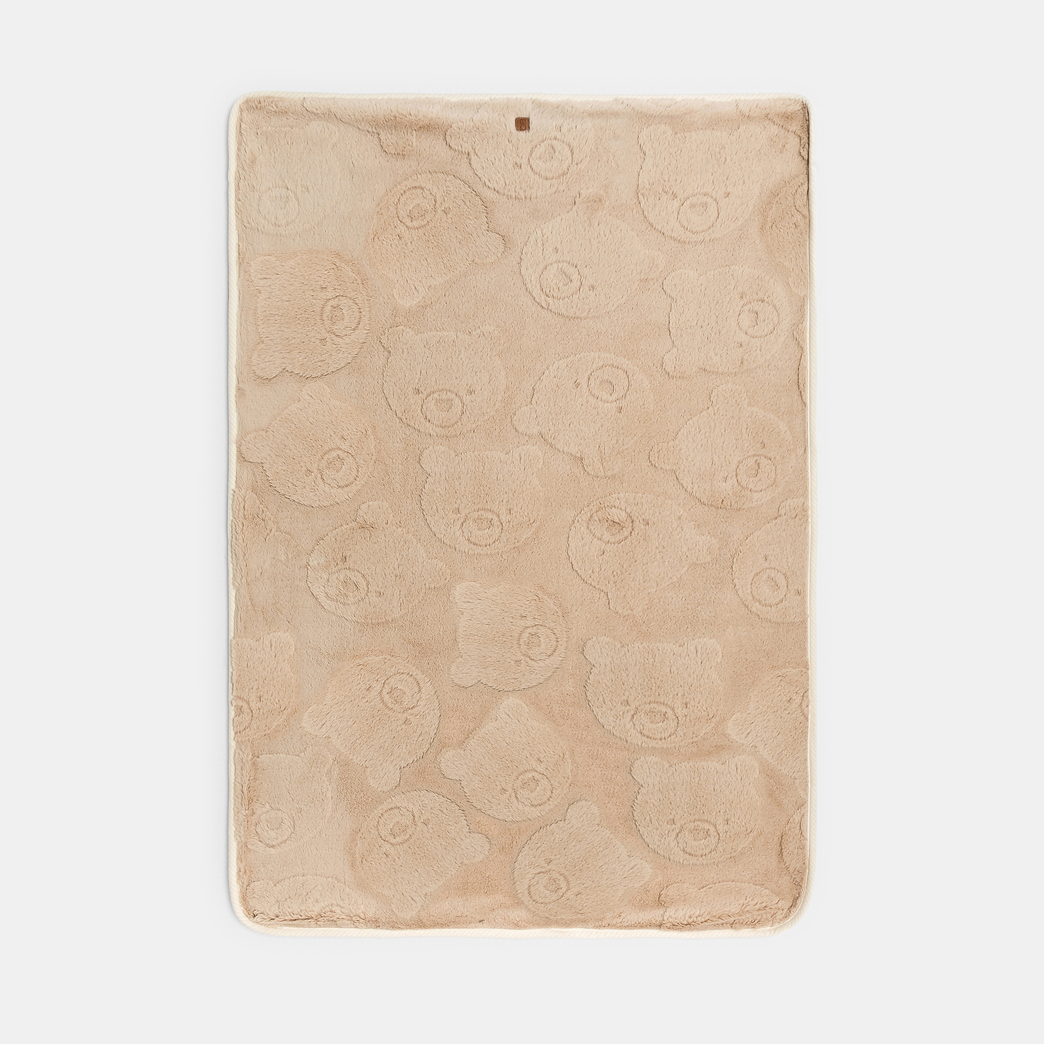 Couverture réversible mixte bébé - Blanc écru