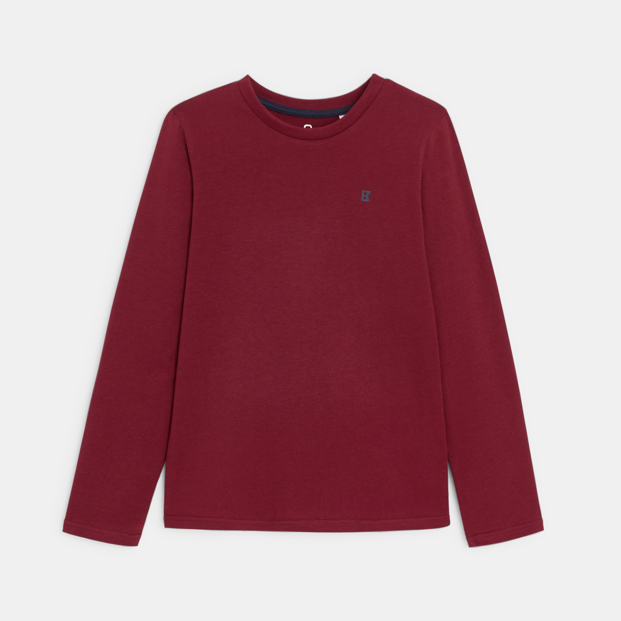 T-shirt bleu garçon - Rouge Bordeaux