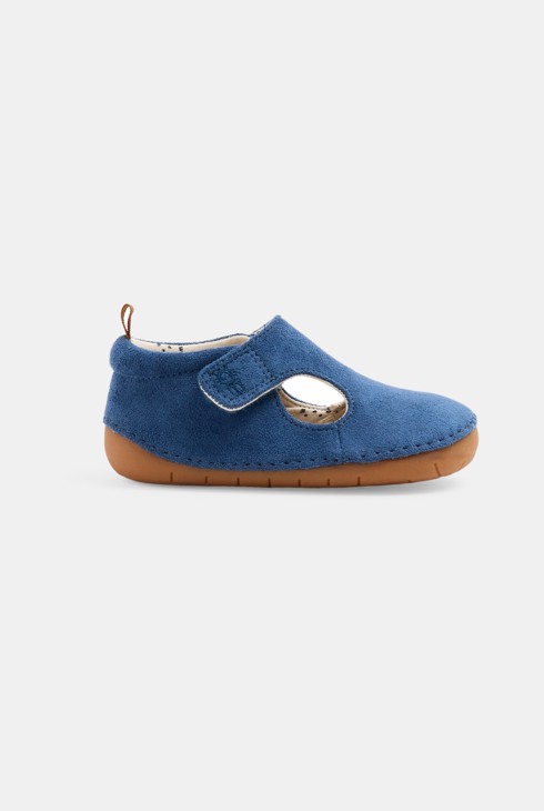 Chaussons parc bleu bébé garçon 1