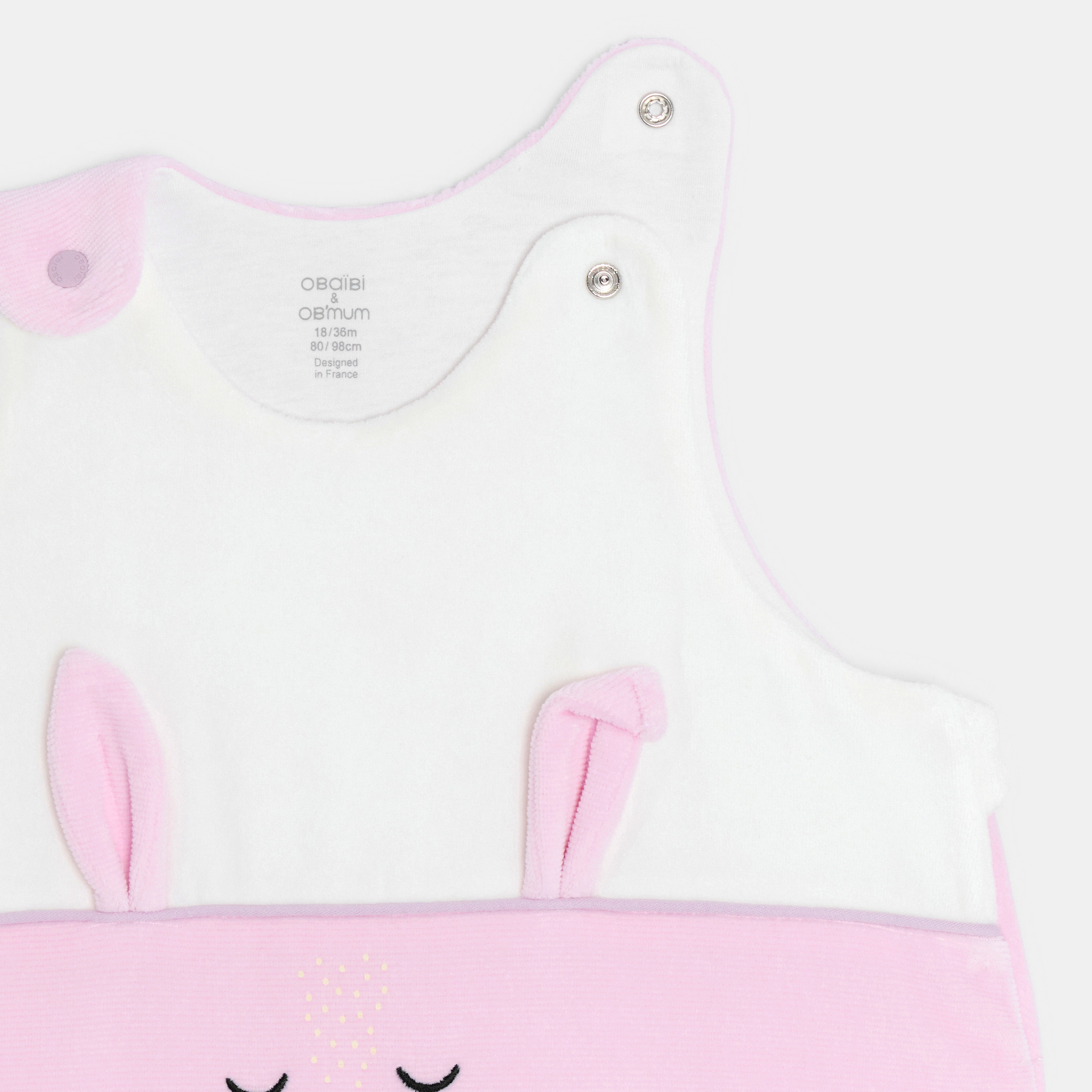 Gigoteuse lapin bébé rose - Rose rêve