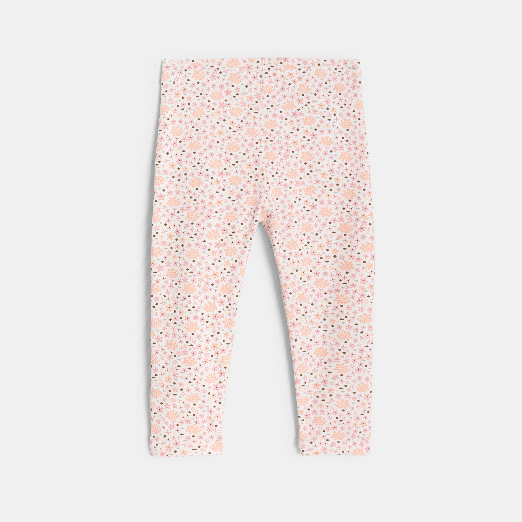 Legging fruits rose bébé fille - Imprimé orange