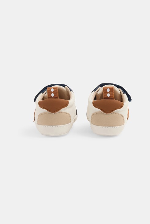 Basket basse souple bleu bébé garçon naissance 2