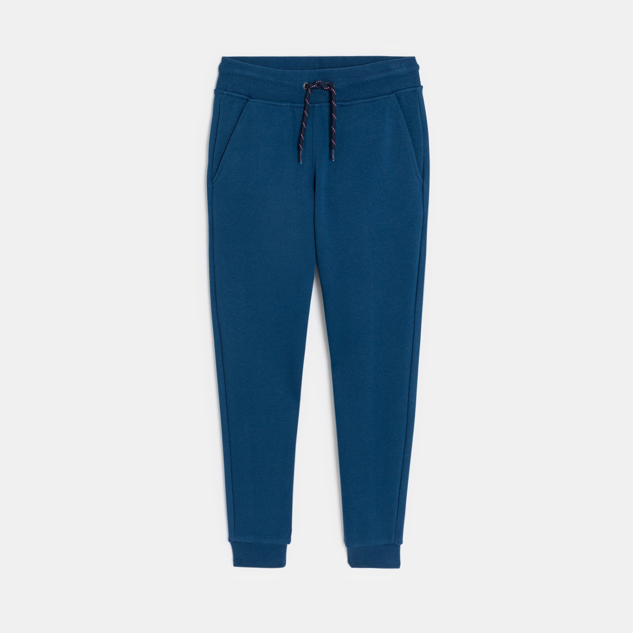Jogging gris chiné garçon - Bleu Agate