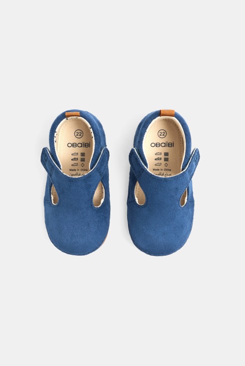 Chaussons parc bleu bébé garçon 2