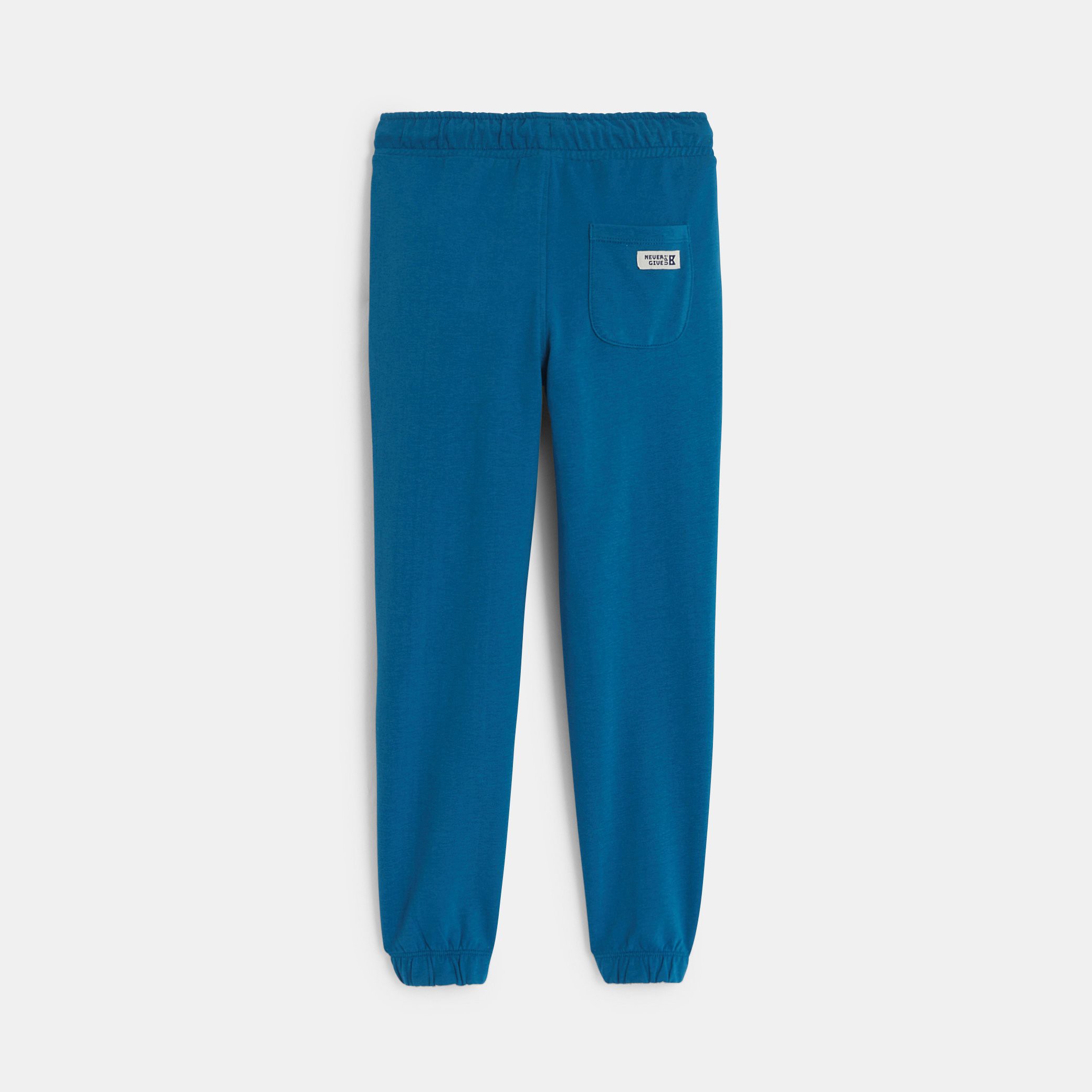 Jogging en molleton léger vert garçon - Bleu faience