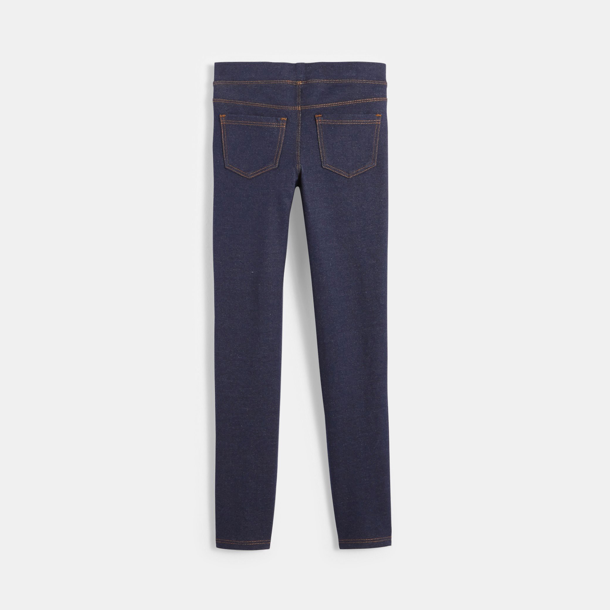 Jegging stretch bleu fille - Denim Dark Blue