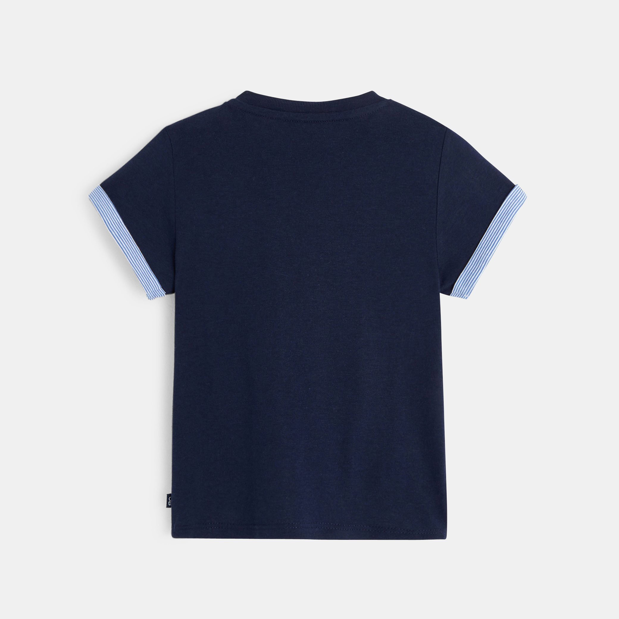 T-shirt à motif bleu bébé garçon - Bleu navy