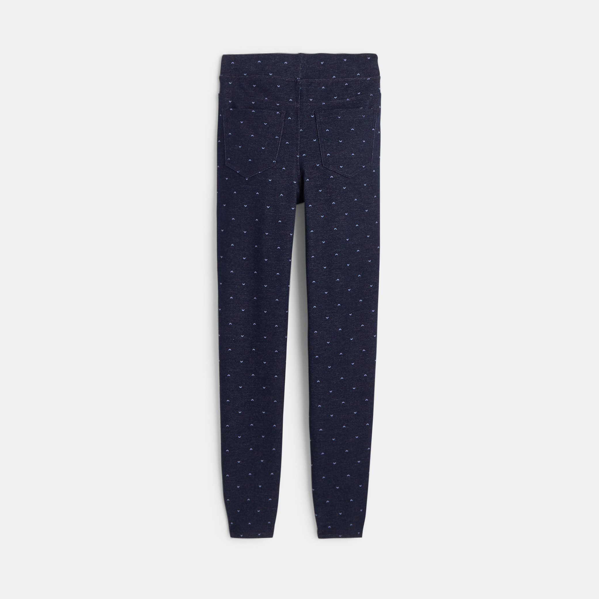 Jegging imprimé bleu fille - Imprimé bleu
