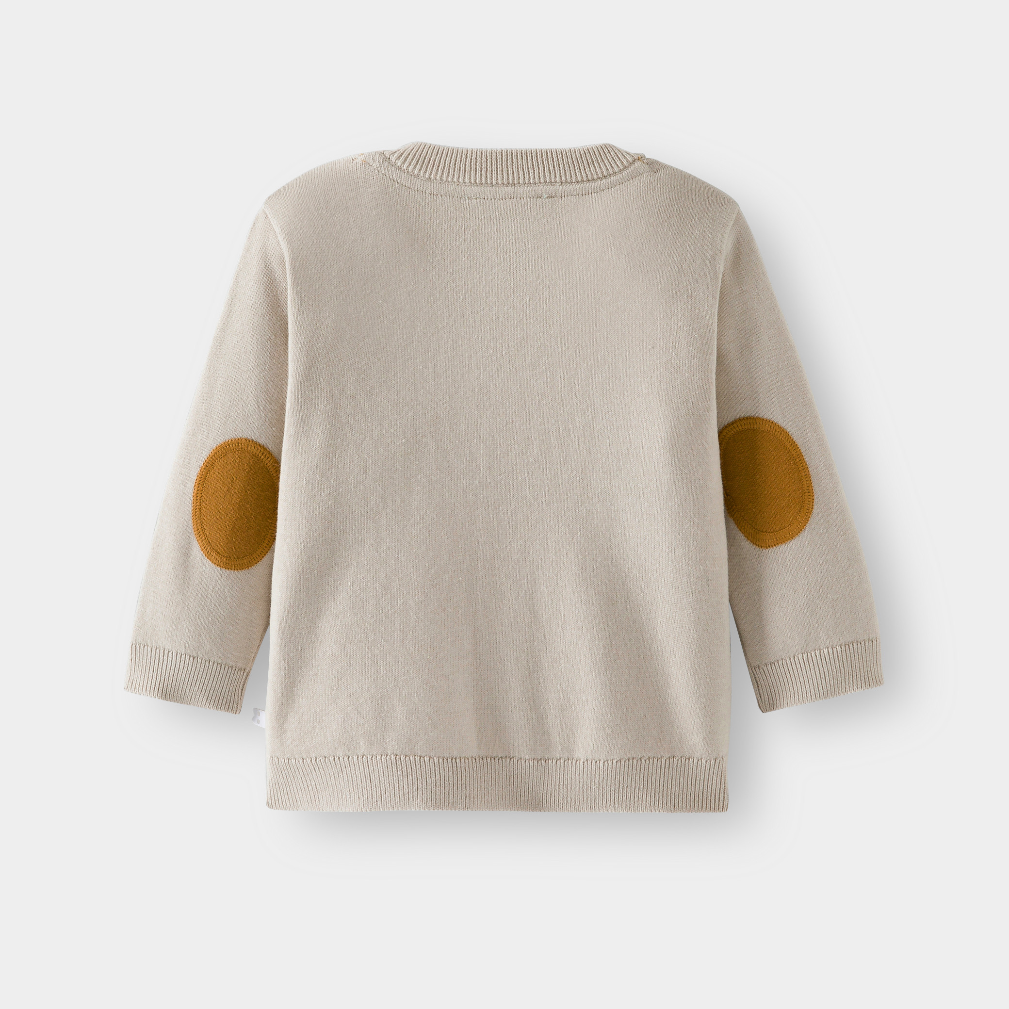 Gilet maille tricot col V beige bébé garçon - Beige Tres Clair
