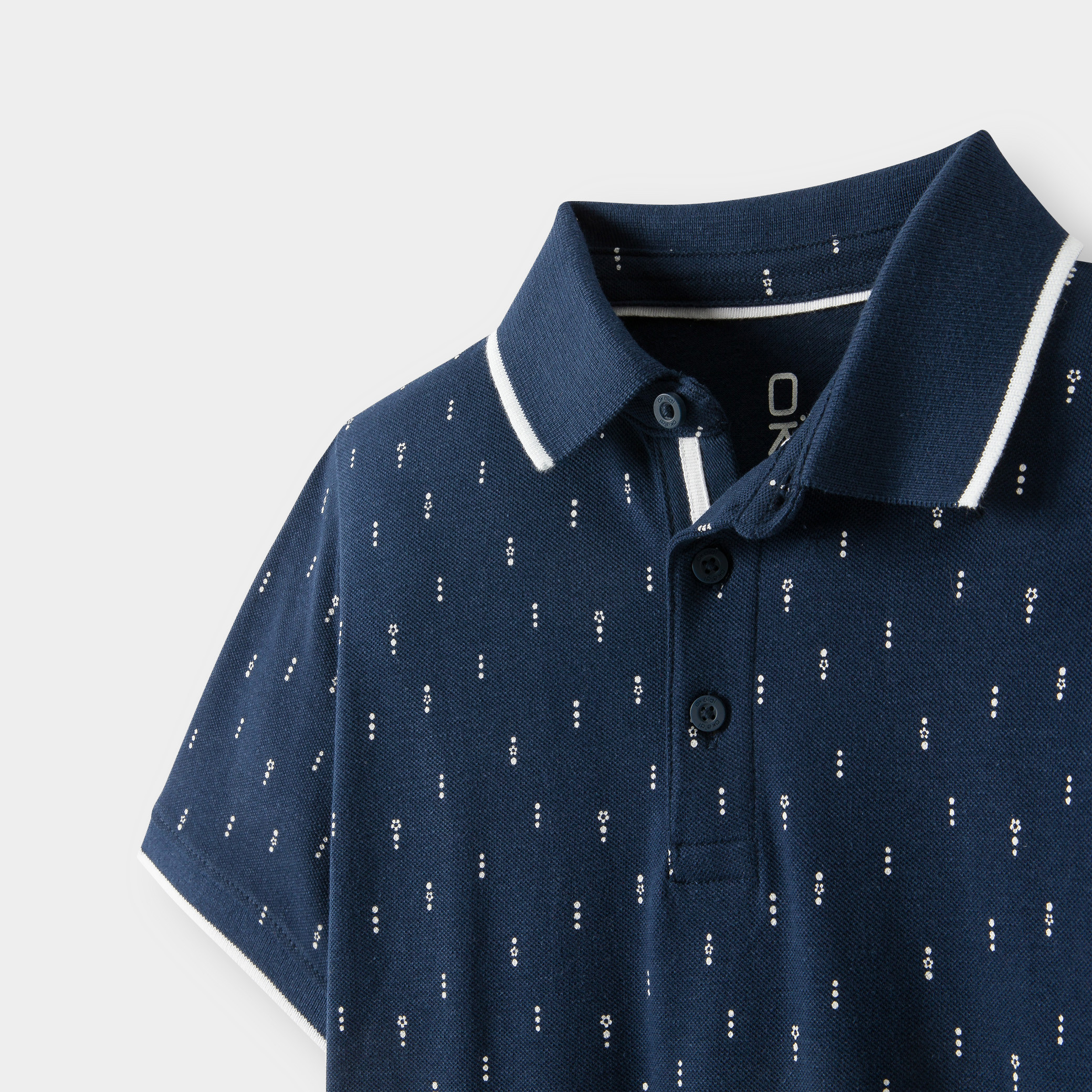 Polo bleu garçon - Bleu navy