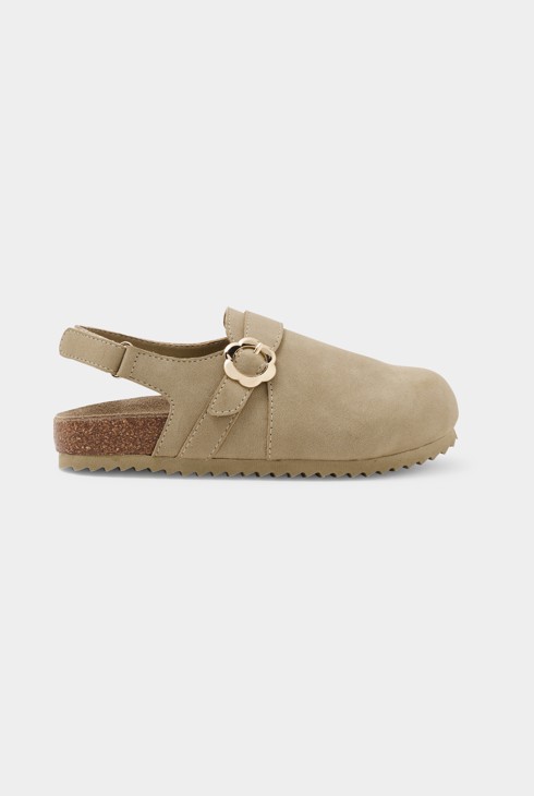 Chaussure ouverte beige fille 1