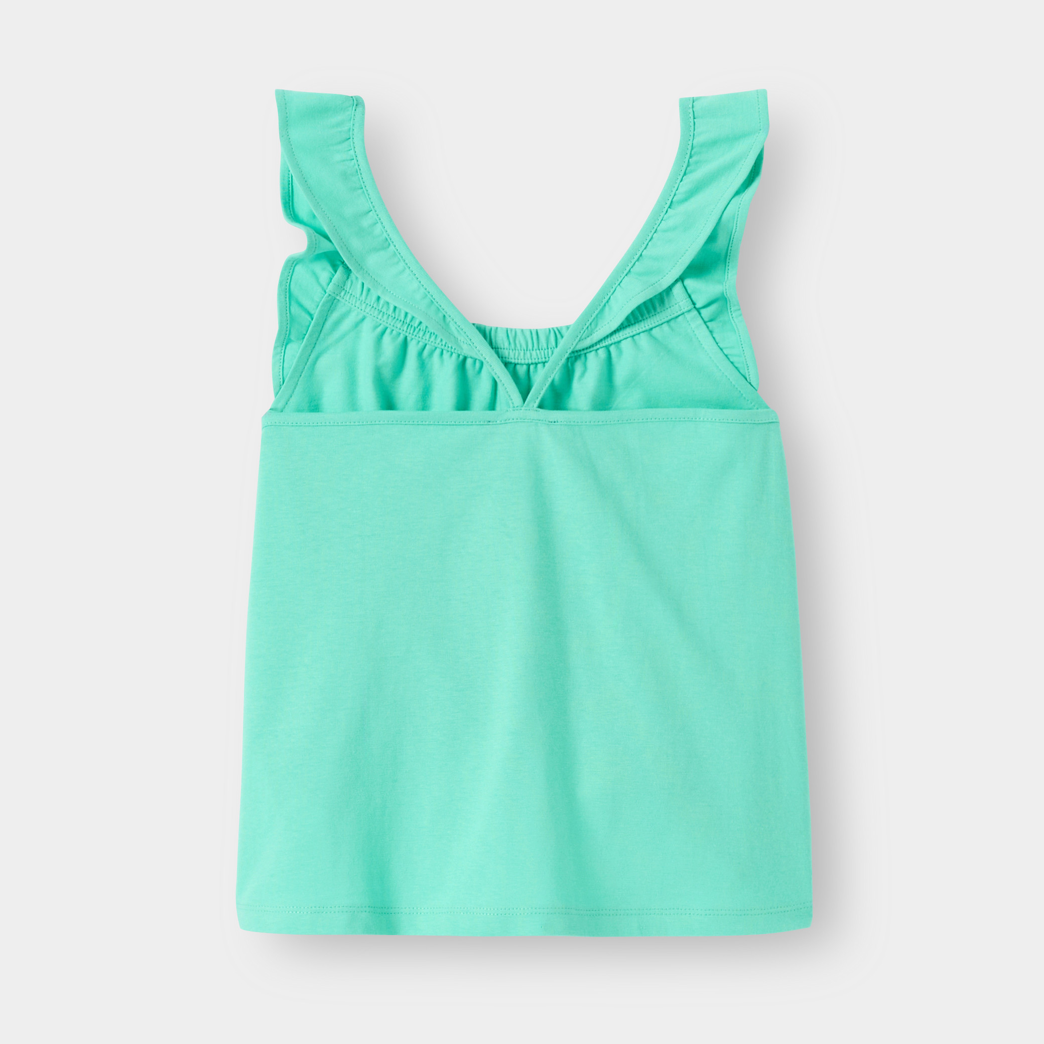 Débardeur jaune fille - Vert Malachite