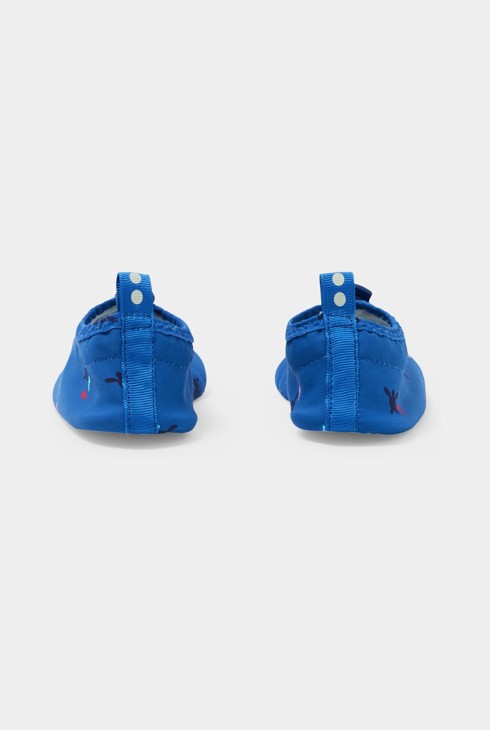 Chaussons de bain bleus bébé garçon 2