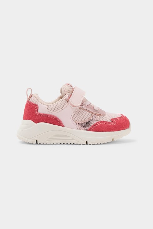 Baskets beige bébé fille 1